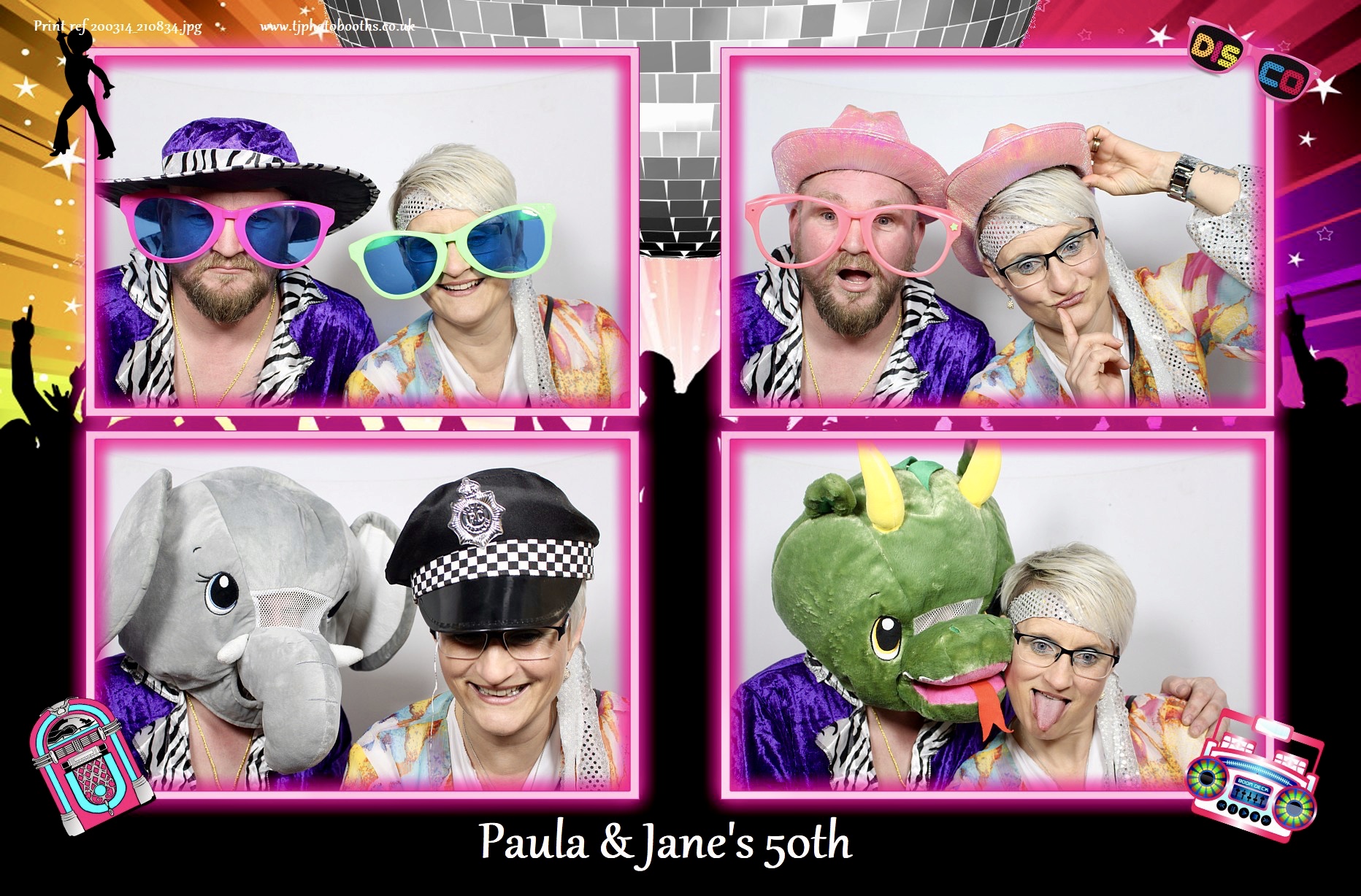 Paula & Jane's 50th | View more photos from the event at gallery.tjphotobooths.co.uk/u/TJPhotobooths/Paula-Janes-50th